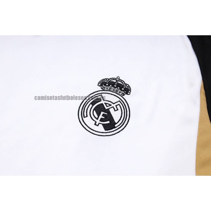 Chandal del Real Madrid Manga Corta 2023 2024 Blanco - Pantalon Corto